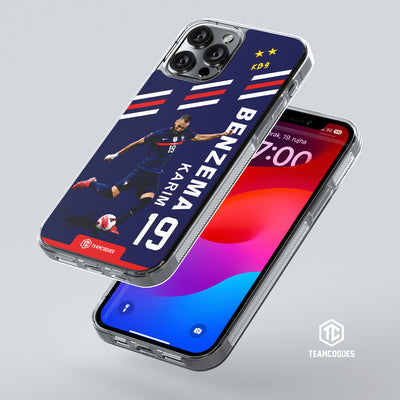 Coque joueur KARIM BENZEMA EQUIPE DE FRANCE EDF 2022 - TEAMCOQUES