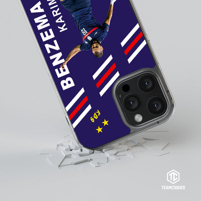 Coque joueur KARIM BENZEMA EQUIPE DE FRANCE EDF 2022 - TEAMCOQUES