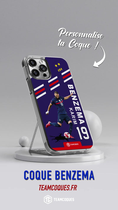 Vidéo Coque joueur KARIM BENZEMA EQUIPE DE FRANCE EDF 2022 - TEAMCOQUES