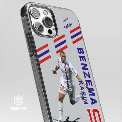 Coque joueur KARIM BENZEMA LYON OL - TEAMCOQUES