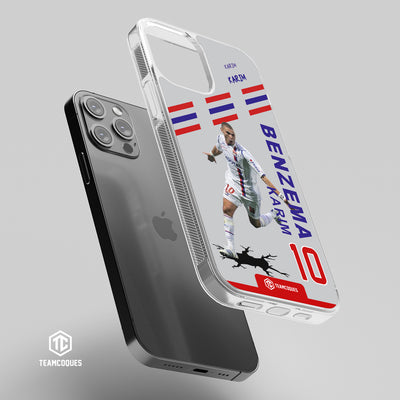 Coque joueur KARIM BENZEMA LYON OL - TEAMCOQUES