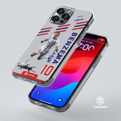 Coque joueur KARIM BENZEMA LYON OL - TEAMCOQUES