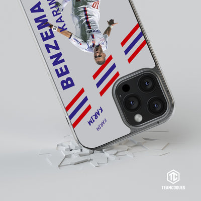 Coque joueur KARIM BENZEMA LYON OL - TEAMCOQUES