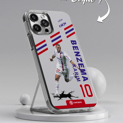 Vidéo Coque joueur KARIM BENZEMA LYON OL - TEAMCOQUES