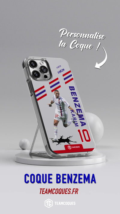 Vidéo Coque joueur KARIM BENZEMA LYON OL - TEAMCOQUES