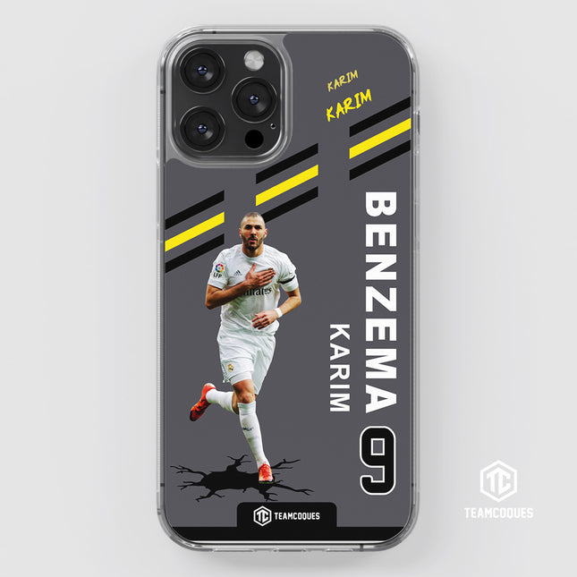 Coque joueur KARIM BENZEMA REAL MADRID 2016 - TEAMCOQUES