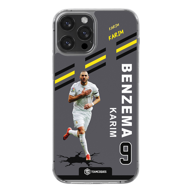 Coque joueur KARIM BENZEMA REAL MADRID 2016 - TEAMCOQUES