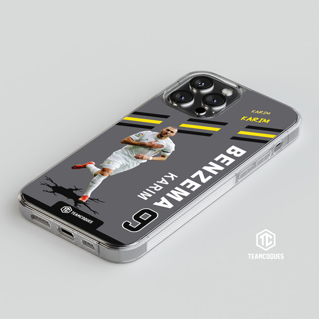 Coque joueur KARIM BENZEMA REAL MADRID 2016 - TEAMCOQUES