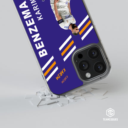 Coque joueur KARIM BENZEMA REAL MADRID 2022 Célébration Joie But - TEAMCOQUES