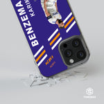 Coque joueur KARIM BENZEMA REAL MADRID 2022 Célébration Joie But - TEAMCOQUES