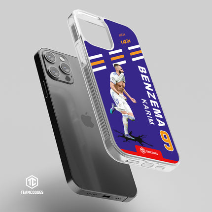 Coque joueur KARIM BENZEMA REAL MADRID 2022 Célébration Joie Maillot - TEAMCOQUES