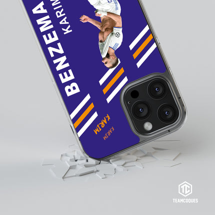 Coque joueur KARIM BENZEMA REAL MADRID 2022 Célébration Joie Maillot - TEAMCOQUES