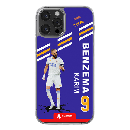Coque joueur KARIM BENZEMA REAL MADRID 2022 - TEAMCOQUES