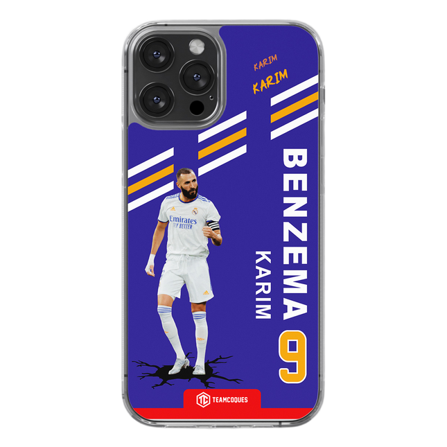 Coque joueur KARIM BENZEMA REAL MADRID 2022 - TEAMCOQUES