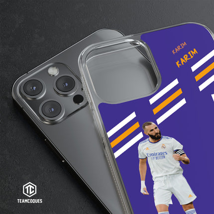 Coque joueur KARIM BENZEMA REAL MADRID 2022 - TEAMCOQUES
