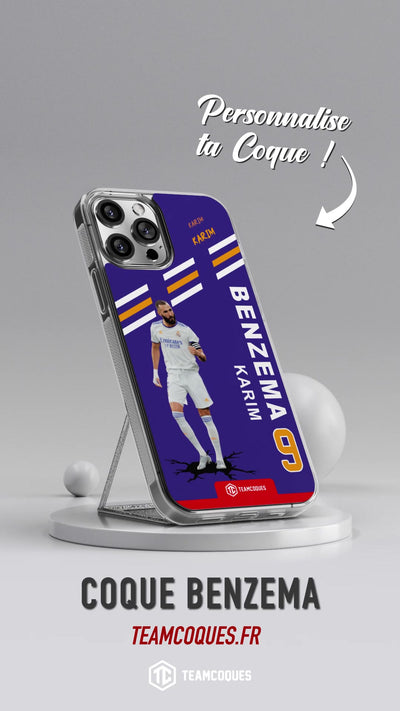 Vidéo Coque joueur KARIM BENZEMA REAL MADRID 2022 - TEAMCOQUES