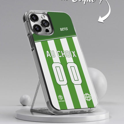Vidéo Coque foot BETIS SEVILLE personnalisable - TEAMCOQUES
