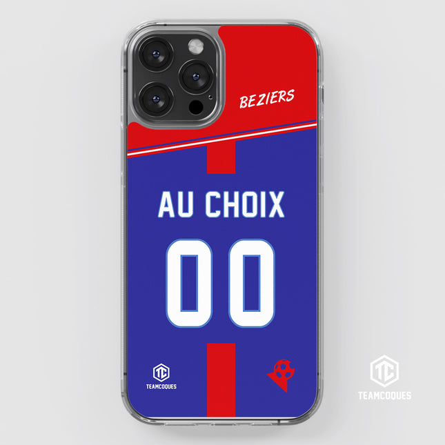 Coque foot BEZIERS personnalisable - TEAMCOQUES