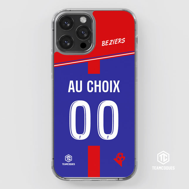 Coque foot BEZIERS personnalisable - TEAMCOQUES
