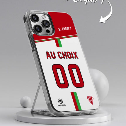 Vidéo Coque rugby BIARRITZ personnalisable - TEAMCOQUES