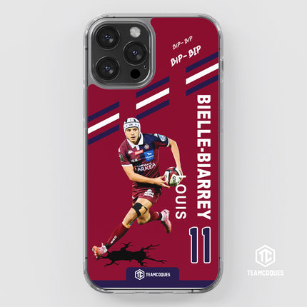 Coque joueur LOUIS BIELLE-BIARREY LBB UBB BORDEAUX BEGLES - TEAMCOQUES