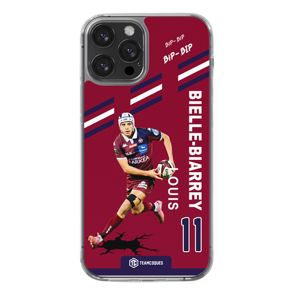 Coque joueur LOUIS BIELLE-BIARREY LBB UBB BORDEAUX BEGLES - TEAMCOQUES