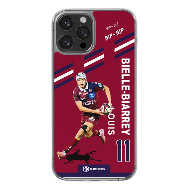 Coque joueur LOUIS BIELLE-BIARREY LBB UBB BORDEAUX BEGLES - TEAMCOQUES