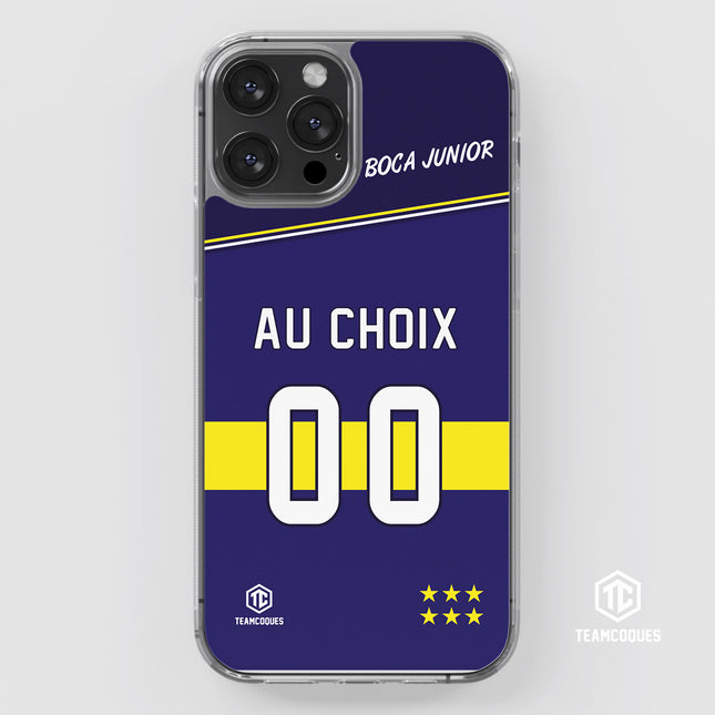Coque foot BOCA JUNIOR personnalisable - TEAMCOQUES