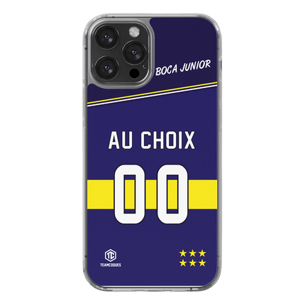 Coque foot BOCA JUNIOR personnalisable - TEAMCOQUES