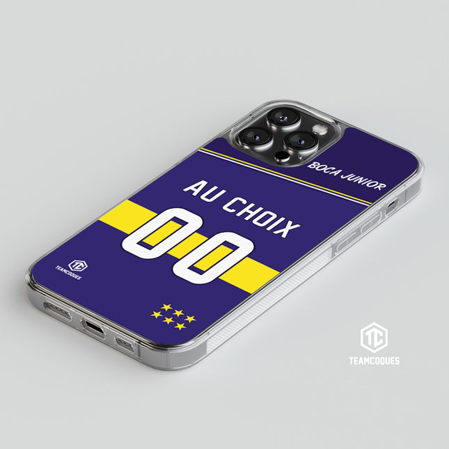 Coque foot BOCA JUNIOR personnalisable - TEAMCOQUES