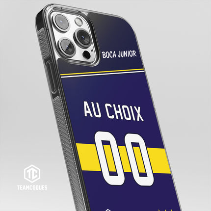 Coque foot BOCA JUNIOR personnalisable - TEAMCOQUES
