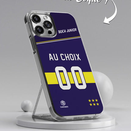 Vidéo Coque foot BOCA JUNIOR personnalisable - TEAMCOQUES