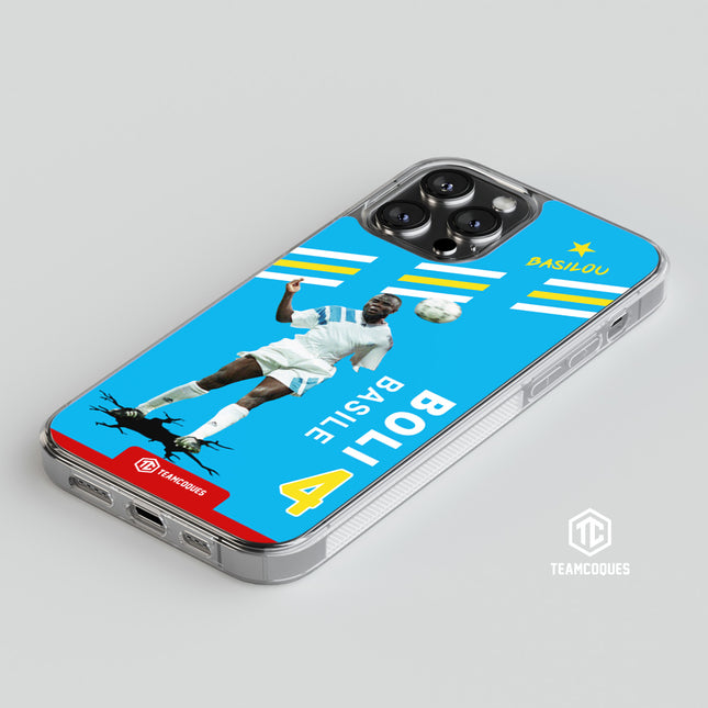 Coque joueur BASILE BOLI MARSEILLE OM 93 1993 - TEAMCOQUES
