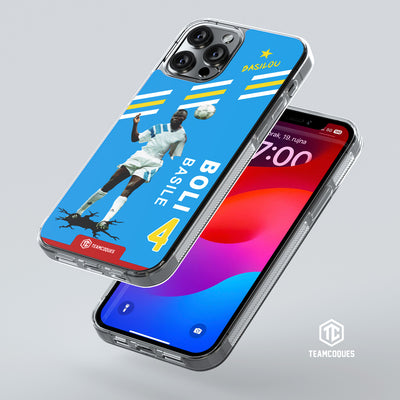 Coque joueur BASILE BOLI MARSEILLE OM 93 1993 - TEAMCOQUES