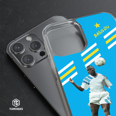 Coque joueur BASILE BOLI MARSEILLE OM 93 1993 - TEAMCOQUES