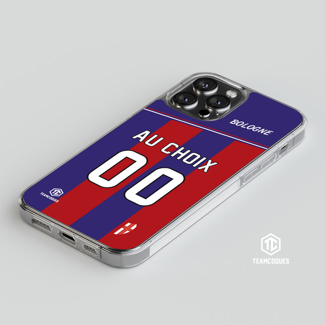 Coque foot BOLOGNE personnalisable - TEAMCOQUES