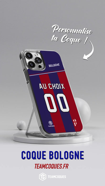 Vidéo Coque foot BOLOGNE personnalisable - TEAMCOQUES