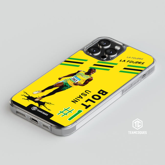 Coque joueur USAIN BOLT ATHLETISME JO - TEAMCOQUES