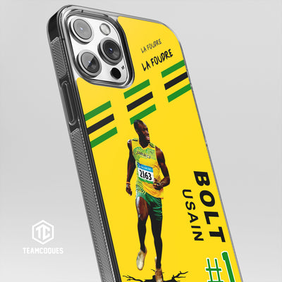 Coque joueur USAIN BOLT ATHLETISME JO - TEAMCOQUES