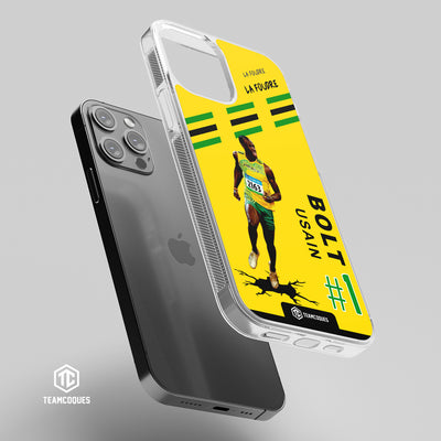 Coque joueur USAIN BOLT ATHLETISME JO - TEAMCOQUES