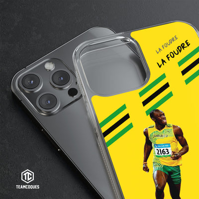 Coque joueur USAIN BOLT ATHLETISME JO - TEAMCOQUES
