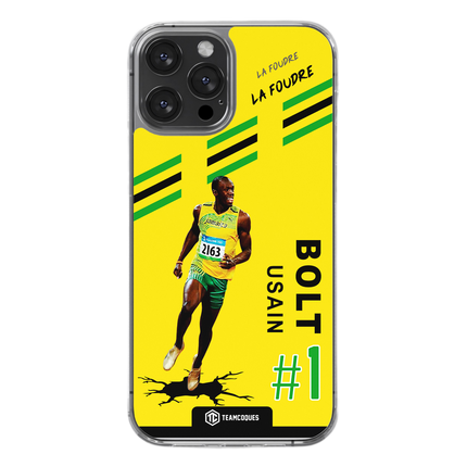 Coque joueur USAIN BOLT ATHLETISME JO - TEAMCOQUES