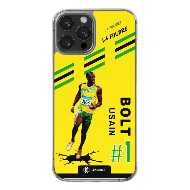 Coque joueur USAIN BOLT ATHLETISME JO - TEAMCOQUES
