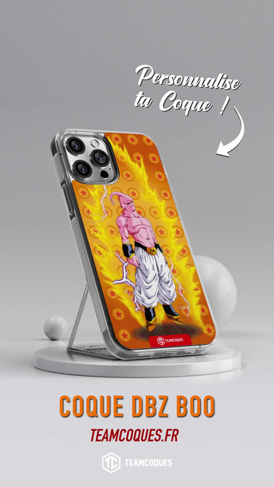 Vidéo Coque design DRAGON BALL - BOO - TEAMCOQUES