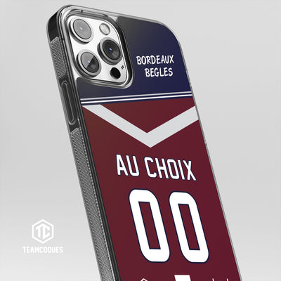 Coque rugby BORDEAUX BEGLES personnalisable - TEAMCOQUES