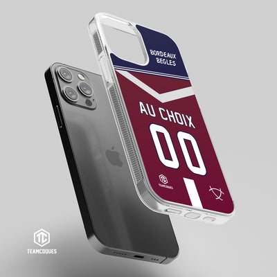 Coque rugby BORDEAUX BEGLES personnalisable - TEAMCOQUES