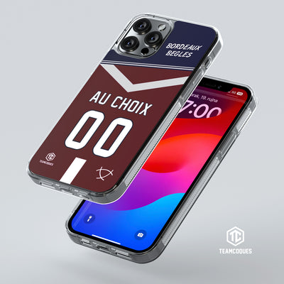 Coque rugby BORDEAUX BEGLES personnalisable - TEAMCOQUES