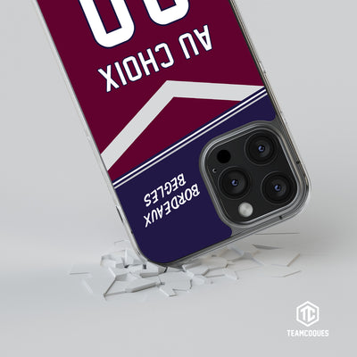 Coque rugby BORDEAUX BEGLES personnalisable - TEAMCOQUES