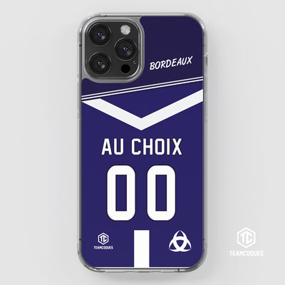 Coque foot BORDEAUX GIRONDINS personnalisable - TEAMCOQUES