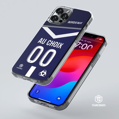 Coque foot BORDEAUX GIRONDINS personnalisable - TEAMCOQUES